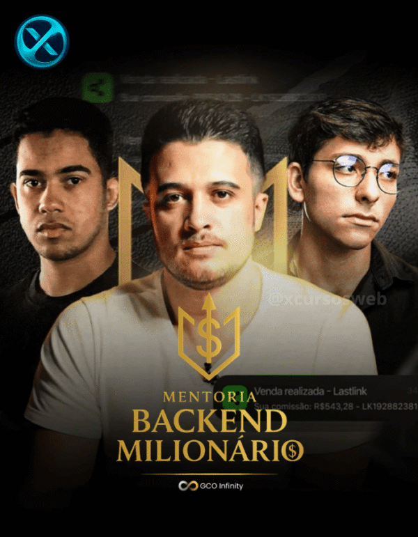 Mentoria BackEnd Milionário 2025 (GCO Infinity) - Édipo Tolentino + Davi Meurer & Paulo Henrique